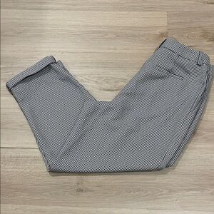 Topshop Monochrome Checkered Trousers